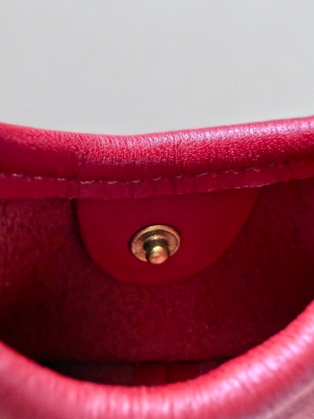 Coach Mini Red Ergo Keyfob Keychain Key Ring 7255 - Picture 9 of 13